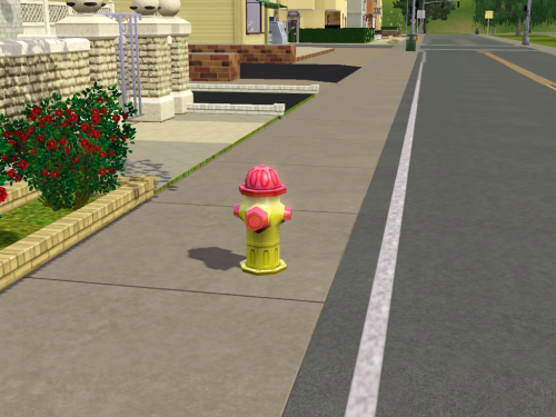 A fire hydrant in CAW.