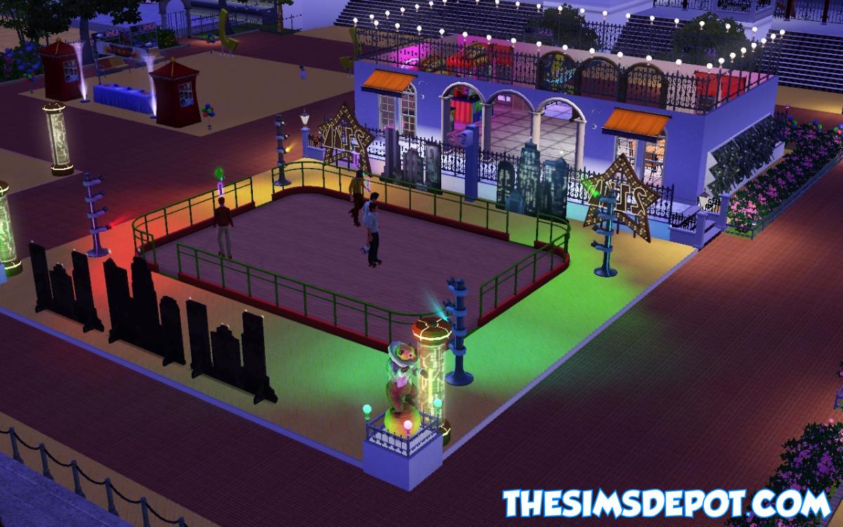 Pottersville Festival Grounds at Night.