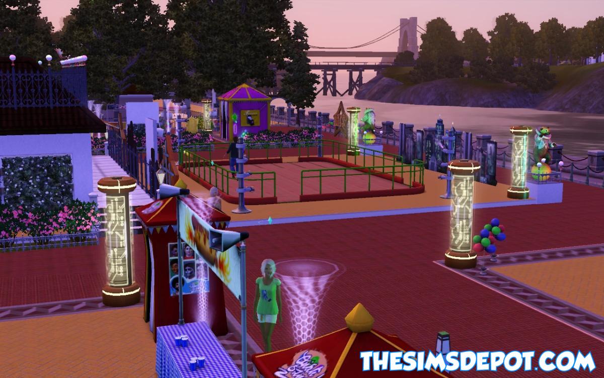 Pottersville Festival Grounds at Sunset